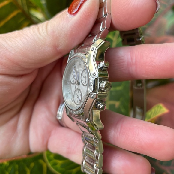Bulova C8671512 Women’s Chronograph Diamond Studded Bezel Watch - Picture 9 of 12